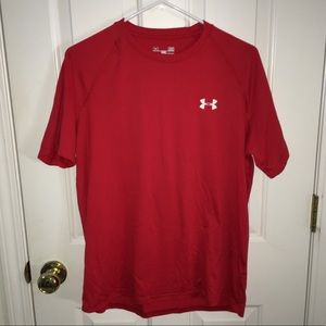 Under Armour Red Dri-Fit Loose Tee Size Medium